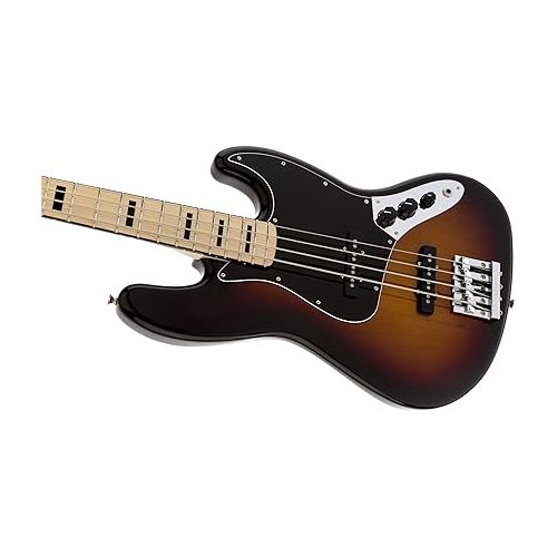  Fender Geddy Lee Jazz Bass, 3-Color Sunburst, Maple Fingerboard