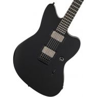 Fender Jim Root Jazzmaster Electric Guitar, Flat Black, Ebony Fingerboard