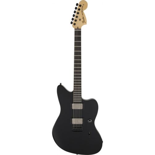  Fender Jim Root Jazzmaster Electric Guitar, Flat Black, Ebony Fingerboard