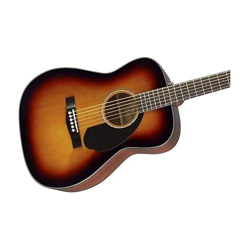  Fender CC-60S Concert Acoustic Guitar, with 2-Year Warranty, 3-Color Sunburst