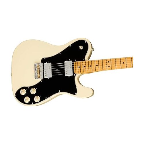  Fender American Professional II Telecaster Deluxe - Olympic White with Maple Fingerboard