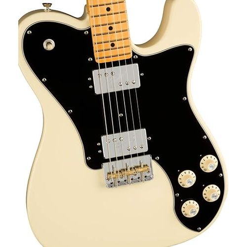  Fender American Professional II Telecaster Deluxe - Olympic White with Maple Fingerboard