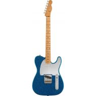 Fender J Mascis Telecaster Electric Guitar, with 2-Year Warranty, Blue Sparkle, Maple Fingerboard