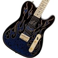 Fender James Burton Telecaster, Maple Fretboard - Blue Paisley Flames