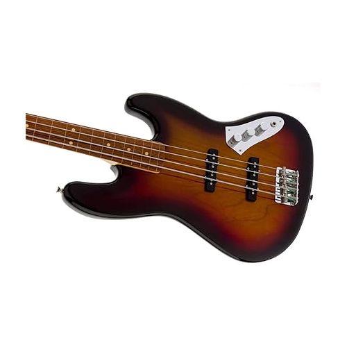  Fender Jaco Pastorius Jazz Electric Bass Guitar, Fretless, Rosewood Fretboard - 3-Color Sunburst