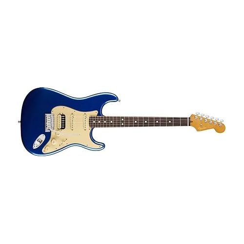  Fender American Ultra Stratocaster HSS - Cobra Blue with Rosewood Fingerboard