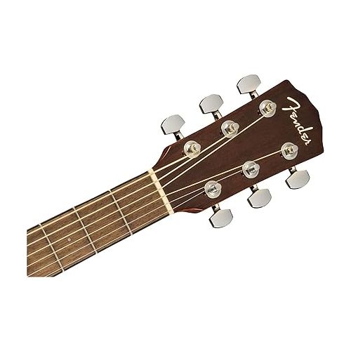  Fender CD-140SCE Dreadnought Cutaway Acoustic Electric Guitar, with 2-Year Warranty, Fishman Pickup and Preamp System, Natural, with Case