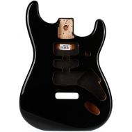 Fender Deluxe Series Stratocaster Body, Alder, Black