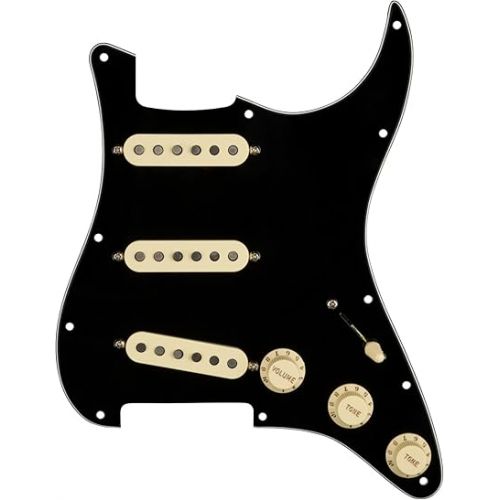  Fender Custom 69 Prewired Stratocaster Pickguard - 3-Ply Black