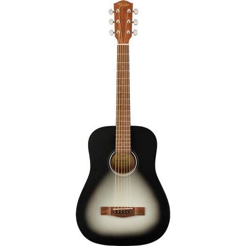  Fender FA-15 3/4-Scale Kids Steel String Acoustic Guitar - Moonlight Burst Bundle with Gig Bag, Tuner, Strap, Picks, Fender Play Online Lessons, and Austin Bazaar Instructional DVD