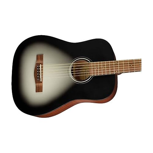  Fender FA-15 3/4-Scale Kids Steel String Acoustic Guitar - Moonlight Burst Bundle with Gig Bag, Tuner, Strap, Picks, Fender Play Online Lessons, and Austin Bazaar Instructional DVD