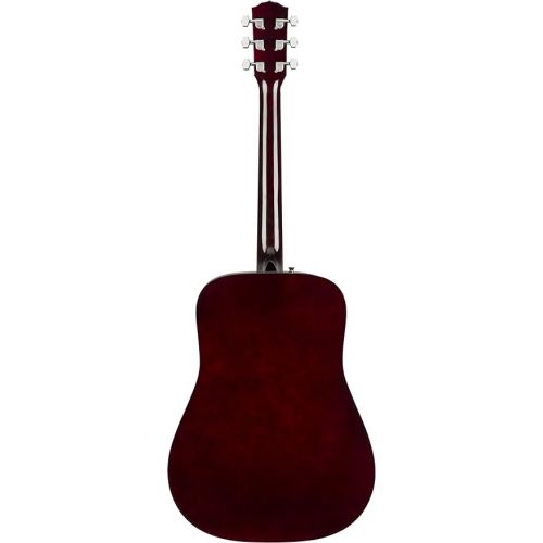  Fender FA-115 Dreadnought Acoustic Guitar - Natural Bundle with Hard Case, Tuner, Strings, Strap, and Picks