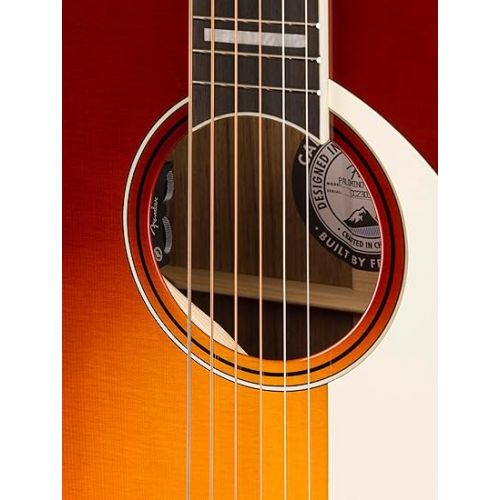  Fender 6 String Acoustic Guitar, Right-Hand, Sienna Sunburst (0971042347)