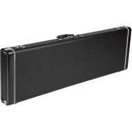 Fender Deluxe Molded Bass VI Hardshell Case - Black with Red Crush Interior