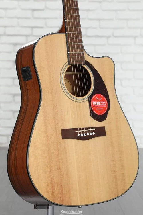 Fender CD-140SCE Dreadnought Acoustic-Electric Guitar - Natural