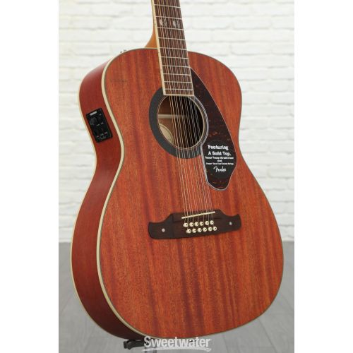  Fender Tim Armstrong Hellcat, 12-string Acoustic-Electric Guitar - Natural with Walnut Fingerboard