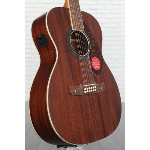  Fender Tim Armstrong Hellcat, 12-string Acoustic-Electric Guitar - Natural with Walnut Fingerboard Demo