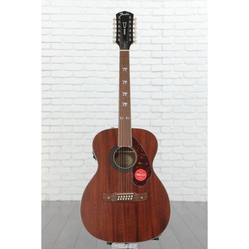  Fender Tim Armstrong Hellcat, 12-string Acoustic-Electric Guitar - Natural with Walnut Fingerboard Demo