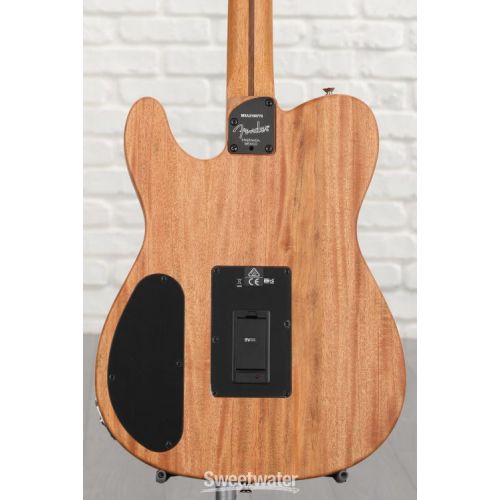  Fender Acoustasonic Player Telecaster Acoustic-electric Guitar - Brushed Black with Rosewood Fingerboard