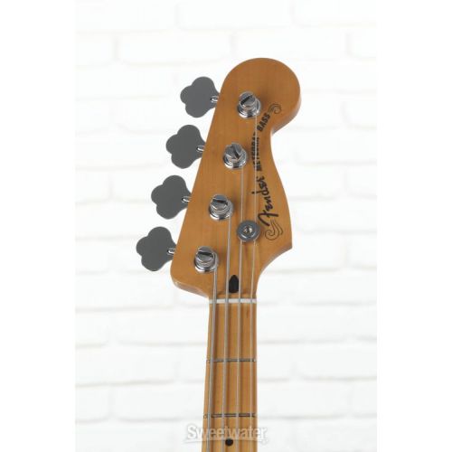  Fender Player Plus Active Meteora Bass Guitar - 3-Tone Sunburst with Maple Fingerboard