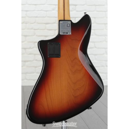  Fender Player Plus Active Meteora Bass Guitar - 3-Tone Sunburst with Maple Fingerboard