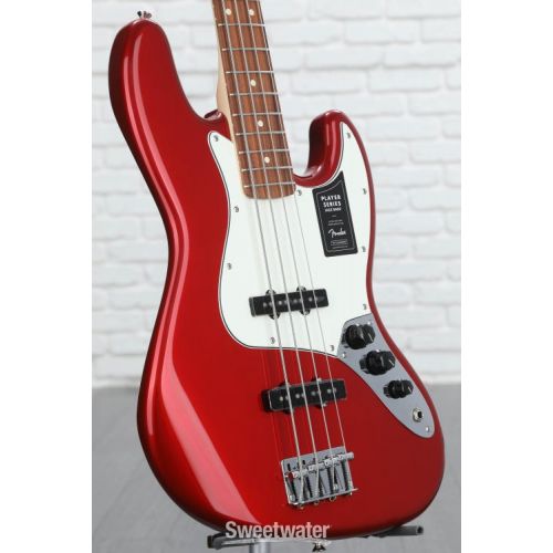  Fender Player Jazz Bass - Candy Apple Red with Pau Ferro Fingerboard Demo