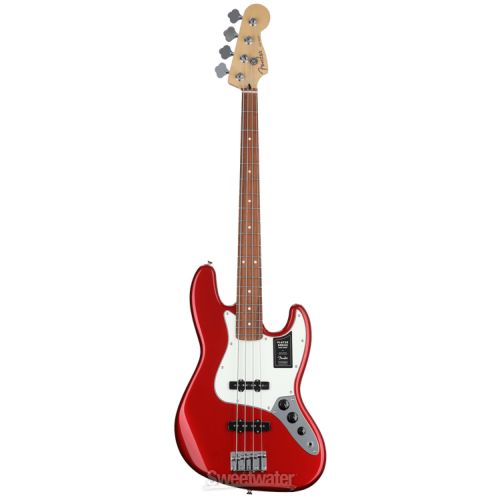  Fender Player Jazz Bass - Candy Apple Red with Pau Ferro Fingerboard Demo