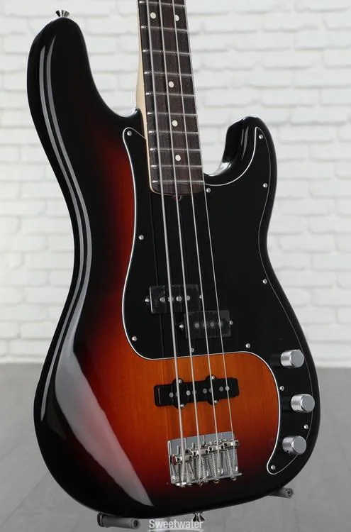  Fender American Performer Precision Bass - 3-Tone Sunburst with Rosewood Fingerboard Demo