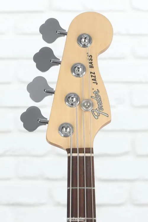  Fender American Performer Jazz Bass - Arctic White with Rosewood Fingerboard Demo