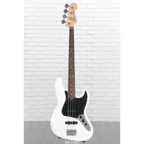  Fender American Performer Jazz Bass - Arctic White with Rosewood Fingerboard Demo