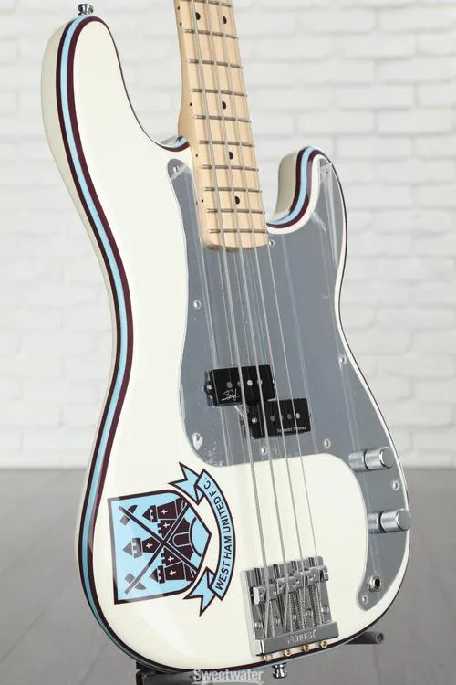  Fender Steve Harris Precision Bass - Olympic White Demo