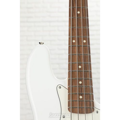  Fender Player Jazz Bass - Polar White with Pau Ferro Fingerboard