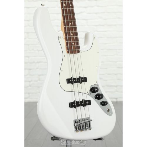  Fender Player Jazz Bass - Polar White with Pau Ferro Fingerboard