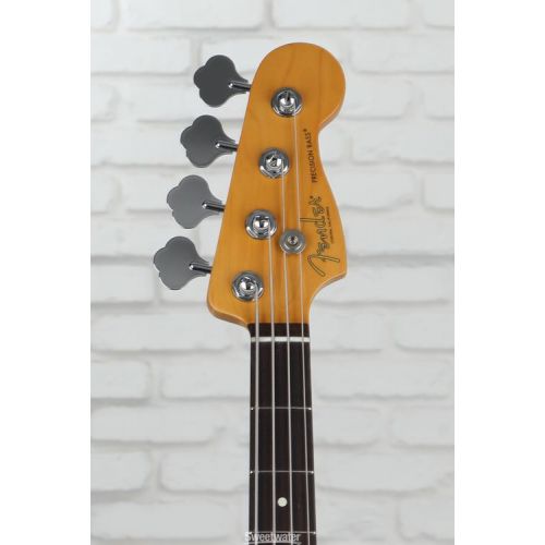  Fender American Professional II Precision Bass - Olympic White with Rosewood Fingerboard Demo