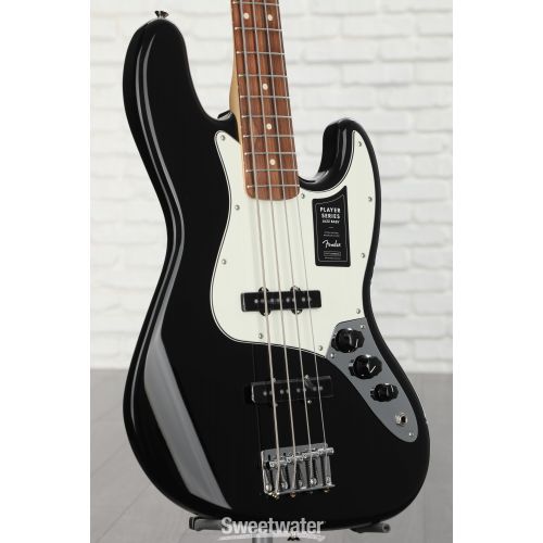  Fender Player Jazz Bass - Black with Pau Ferro Fingerboard