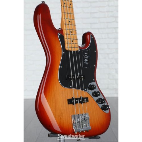  Fender Player Plus Active Jazz Bass - Sienna Sunburst with Maple Fingerboard