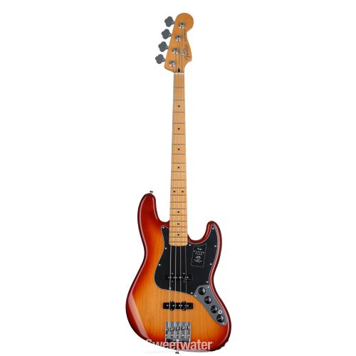  Fender Player Plus Active Jazz Bass - Sienna Sunburst with Maple Fingerboard