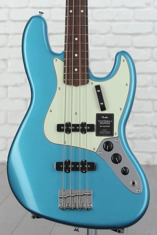 Fender Vintera II '60s Jazz Bass - Lake Placid Blue with Rosewood Fingerboard
