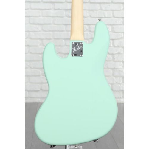  Fender American Performer Jazz Bass - Satin Surf Green with Maple Fingerboard