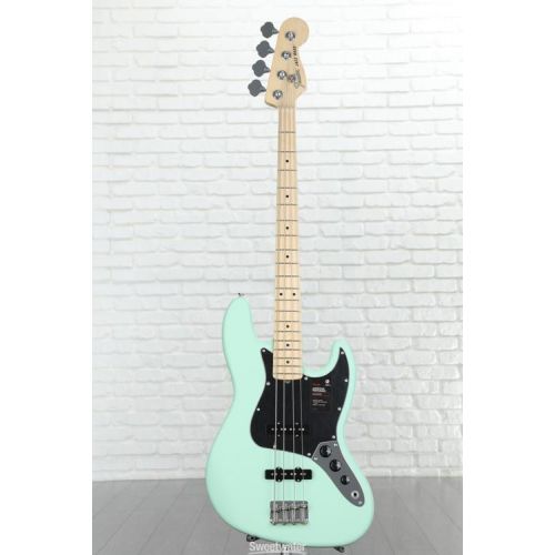  Fender American Performer Jazz Bass - Satin Surf Green with Maple Fingerboard