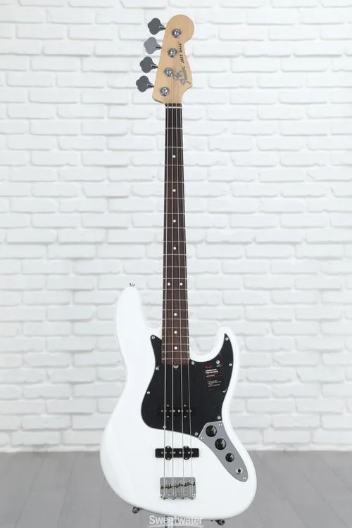  Fender American Performer Jazz Bass - Arctic White with Rosewood Fingerboard