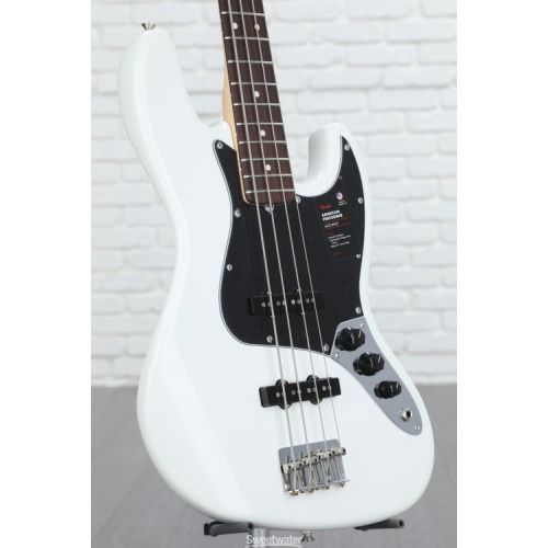  Fender American Performer Jazz Bass - Arctic White with Rosewood Fingerboard