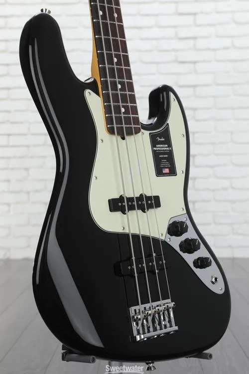  Fender American Professional II Jazz Bass - Black with Rosewood Fingerboard