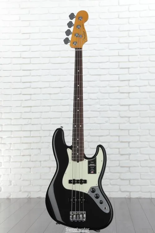  Fender American Professional II Jazz Bass - Black with Rosewood Fingerboard