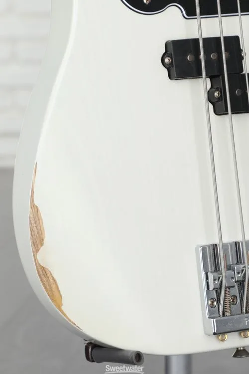  Fender Mike Dirnt Road Worn Precision Bass - White Blonde with Maple Fingerboard