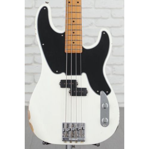  Fender Mike Dirnt Road Worn Precision Bass - White Blonde with Maple Fingerboard