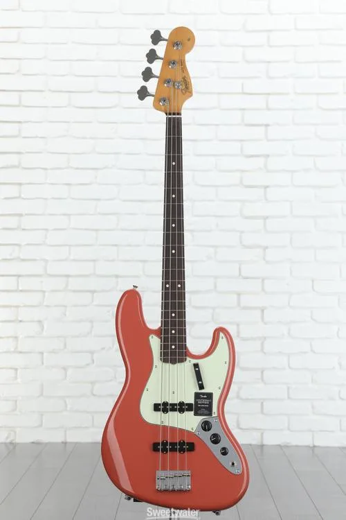  Fender Vintera II '60s Jazz Bass - Fiesta Red with Rosewood Fingerboard