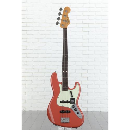  Fender Vintera II '60s Jazz Bass - Fiesta Red with Rosewood Fingerboard