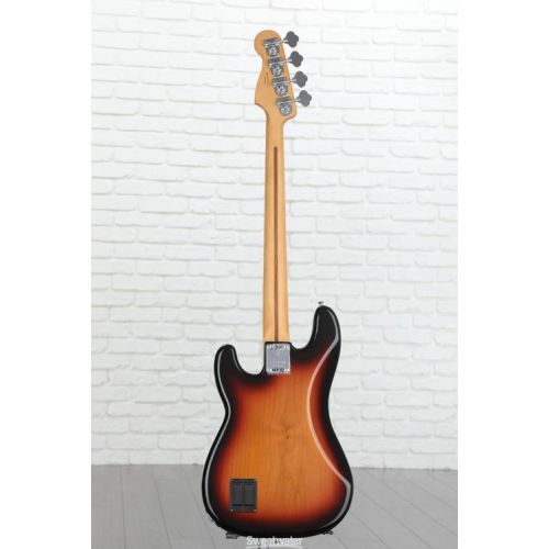  Fender Player Plus Active Precision Bass Guitar - 3-color Sunburst with Pau Ferro Fingerboard