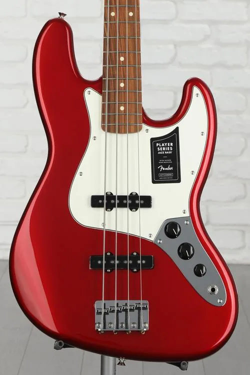 Fender Player Jazz Bass - Candy Apple Red with Pau Ferro Fingerboard